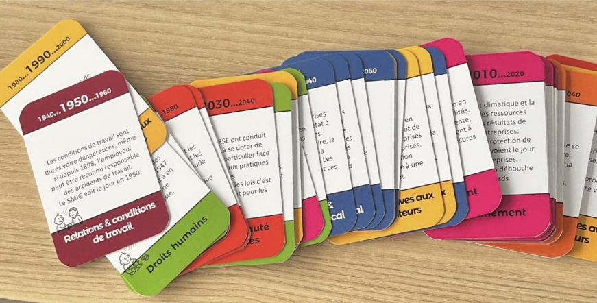 Jeu des 7 Familles RSE - Partie en cours